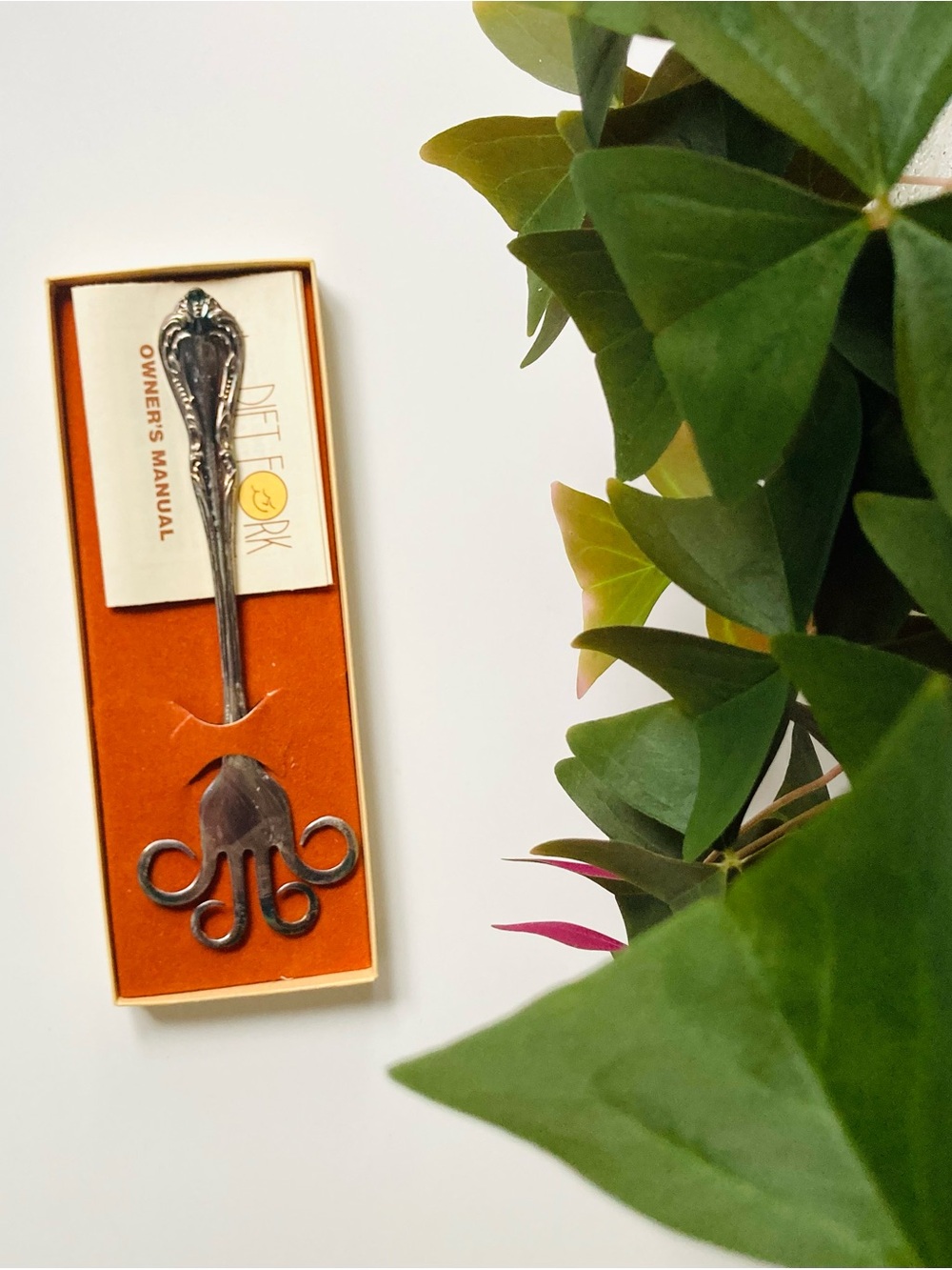 Vintage 1977 Rare Collectible “The Diet Fork” Humour Novelty Gift Silver Plate
